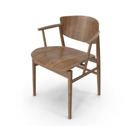 Dark Wood Chair Custom Bandung