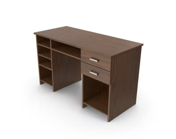 Home Office Table Dark Wooden Custom Bandung