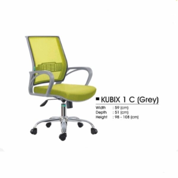 Kursi Kantor Kubix 1 C Grey