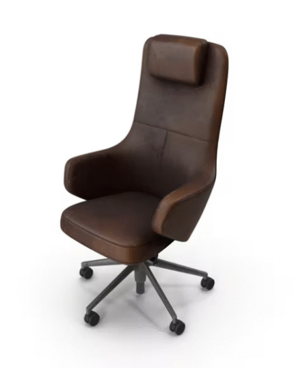 Kursi Kantor Manager Coklat Tua Custom Bandung