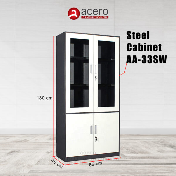 Lemari Arsip Besi Acero Bandung type AA-33SW
