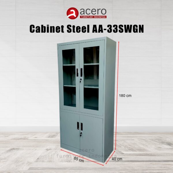 Lemari Arsip Besi Acero Bandung type AA-33SWGN