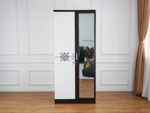 Lemari Pakaian Grace type LP G 814 PUTIH - B RED (BODY)