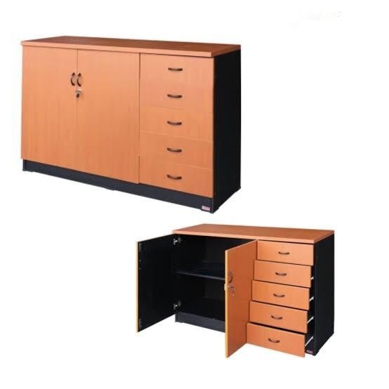 Lemari Rak Pendek 5 Laci Lunar Bandung type LRP 702