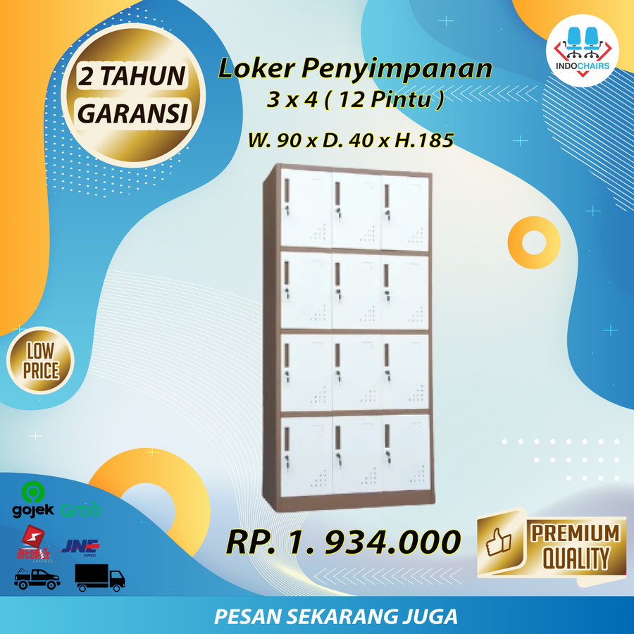 Locker-Besi-Hanko-Bandung-12-Pintu.jpg Locker Besi Hanko Bandung 12 Pintu - Image 1