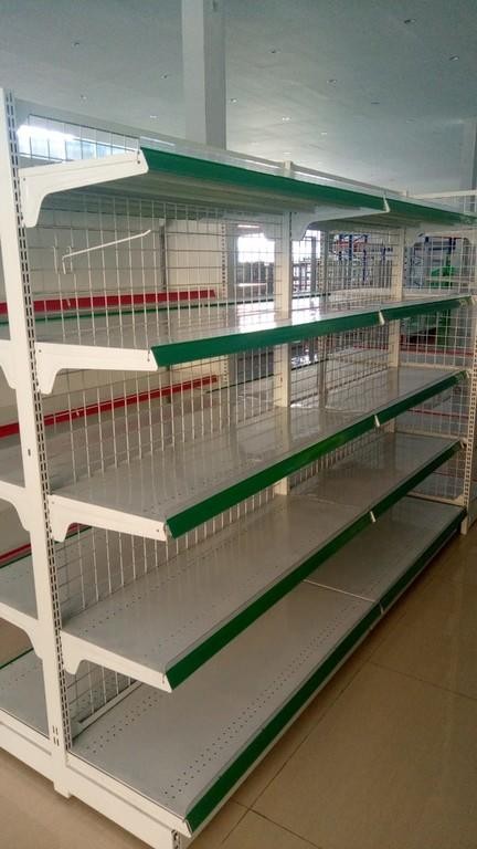 Rak Minimarket DC-15 Model Double Kap.40KG-Level T180cm-Starter