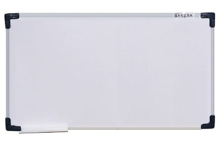 Whiteboard Sakura Gantung Bandung ukuran 90 cm x 120 cm