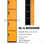 Loker Filling Cabinet 4 susun Locker Besi Importa IMP SL 4 Wooden